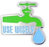 Blank Eco - Use Wisely Lapel Pin, 1