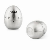 Custom Stainless steel egg shaped kitchen timer, 2 1/3