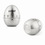 Custom Stainless steel egg shaped kitchen timer, 2 1/3" L x 2 1/3" W, Price/piece