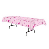 Custom Pink Ribbon Table Cover, 54