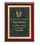 Custom Green Rectangle Executive Rosewood Plaque Award (9"x12"), Price/piece