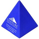 Custom Stress Reliever Blue Pyramid