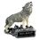 Custom Howling Wolf School Mascot w/ Plate, Price/piece