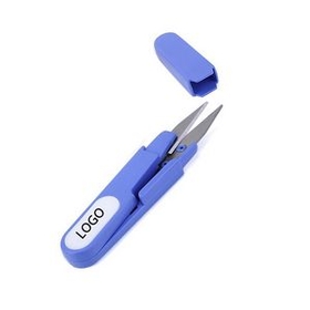 Custom Sewing Fishing Thread Snips Scissors with Cover, 4.75" L x 0.75" W x 0.4" D