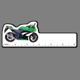 Custom 4Cp Motorcycle Green Racing 6 Inch Ruler