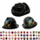 Custom Children's Plastic Black Fire Helmet, Price/piece