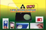 Custom 5 in 1 Led Card Light Magnifier (Screen printed)