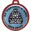Custom Gem Medallion w/ Red Rhinestones, Price/piece