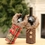 Custom Christmas Winter theme Wine bottle cover, 6.7" L x 9.5" W, Price/piece
