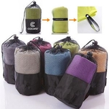 Custom Microfiber Quick Dry Towel with Organizer Pouch, 39 2/5