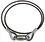 Blank Black Rope Retainer Ring for 10" Diameter Pole, Price/piece