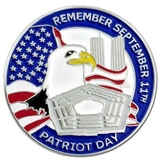 Blank Enlarge Image 9-11 Patriot Day Pin, 1