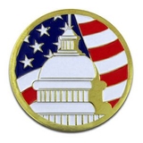 Blank U.S. Capitol Building Pin, 1