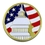 Blank U.S. Capitol Building Pin, 1" H, Price/piece