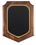 Blank American Walnut Plaque w/ Black Brass Engraving Plate (8"x10 1/2"), Price/piece