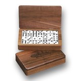 Custom Double Six Domino Box with dominoes