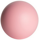 Custom Light Pink Squeezies Stress Reliever Ball, 2.75