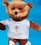 Custom 8" Team Thrifty Stuffed Light Brown Bear, Price/piece