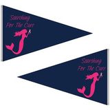 Custom 5' X 8' Double Sided Knit Polyester Pennant