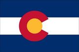 Custom Nylon Outdoor Colorado State Flag (5'x8')
