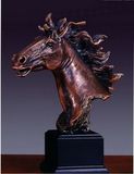 Custom Shouting Horse Resin Award (8