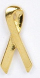 Blank Awareness Ribbon Stock Cast Pin