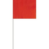Custom Red Plastic Flag Marker on 21