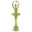Blank Trophy Figure (Ballerina - 5Th Position), 6" H, Price/piece