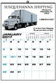 Custom Commercial Wall Calendar (18 1/2