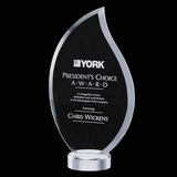 Custom Jade Bentworth Award w/ Round Silver Base (7