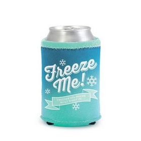 Custom Freeze Me Can Holder - 4 Color Process, 4.25" W X 5" H
