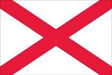 Custom Nylon Outdoor Alabama State Flag (3'x5')