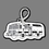 Custom Truck (Fire, 3/4) Bag Tag, Price/piece