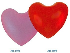 Custom Opaque Pink Inflatable Heart (16 1/2"x15"x2")