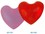 Custom Opaque Pink Inflatable Heart (16 1/2"x15"x2"), Price/piece