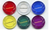 Custom Translucent Plastic Tokens - Radial Design 1-5/8