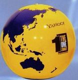 Custom Inflatable Globe Ball - Yellow/ Purple /20