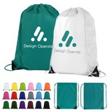 Custom Polyester Drawstring Cinch Backpack, 14.00