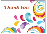 Custom Post Card - Colorful - Thank You, 7