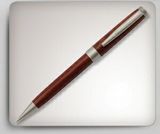 Custom Rosewood Pen w/ Silver Trim