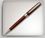 Custom Rosewood Pen w/ Silver Trim, Price/piece
