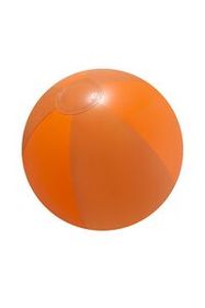 Custom 16" Deflated Inflatable Tone On Tone Orange Beach Ball