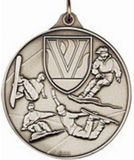 Custom 400 Series Stock Medal (Snowboard) Gold, Silver, Bronze