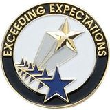Blank Scholastic Award Pin (Exceeding Expectations), 1