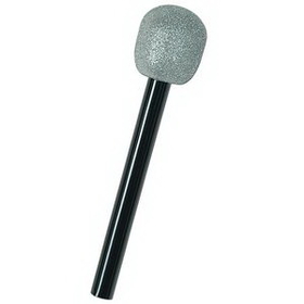 Custom Glittered Microphone, 10" L