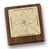 Custom Wood 5 Piece Square Jigsaw Puzzle