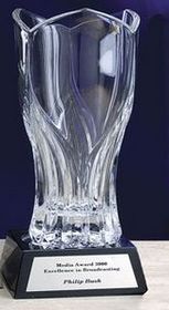 Custom Crystal Pride Vase (11")