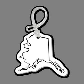 Custom Alaska State Bag Tag