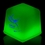 Custom 1" Green Glow Ice Cube, Price/piece