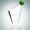 Custom Conception Green Optical Crystal Award, 9 3/4" H x 6" W, Price/piece